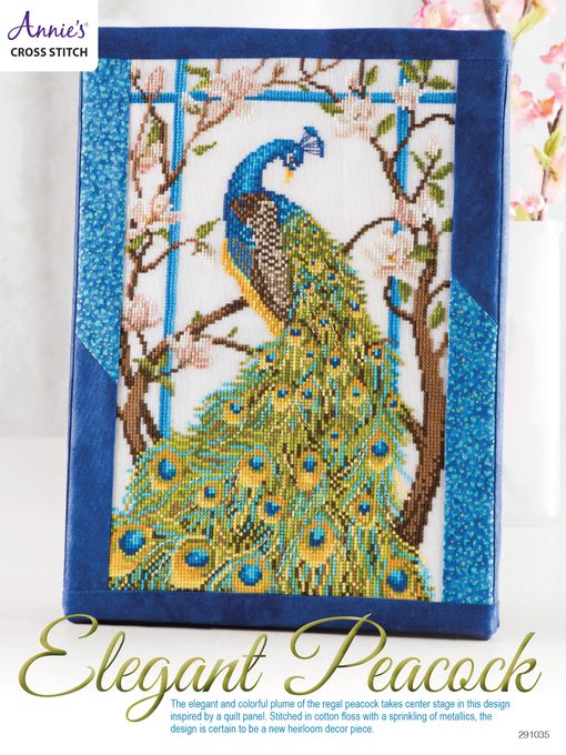 Title details for Elegant Peacock Cross Stitch Pattern by Elizabeth Spurlock - Available